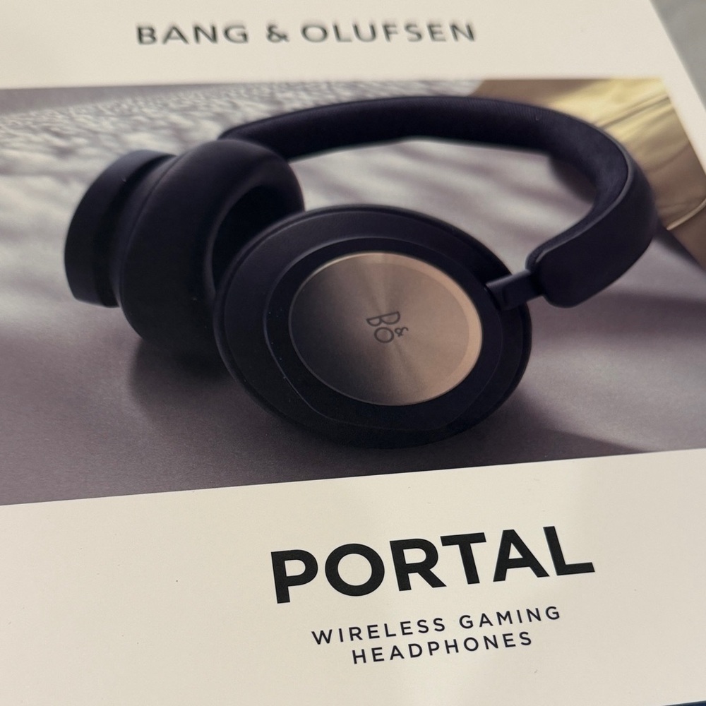 Bang & Olufsen Portal Headphones in Black and Gold